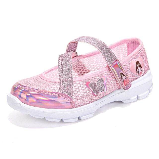 2023-new-summer-high-quality-non-slip-children-shoes-girls-fashion-sandals-cartoon-princess-sandals-kids-flat