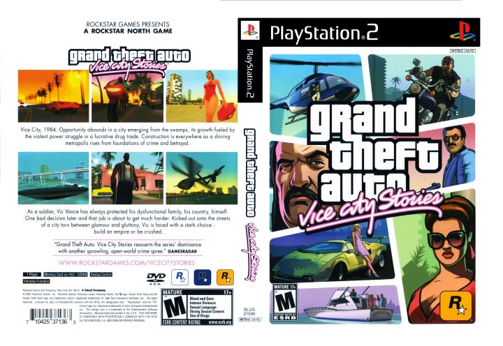 PS2 Grand Theft Auto Vice City Stories , DVD game Playstation 2 | Lazada