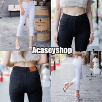 Acasey กางเกงยีนส์ผู้หญิง ขายาว ขาเดฟเต่อ ผ้ายืด ทรงสวยมากจ้า ไซส์ S - XL