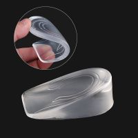 1Pair Silicone Gel Heightening Shoe Pad Men Women Foot Care Protector Insoles Elastic Cushion Arch Support Insert Heel Pads Shoes Accessories