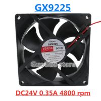 1ชิ้น DC24V GX9225 0.35A 9.2เซนติเมตรเครื่องเชื่อมต่ออินเวอร์เตอร์พัดลมทำความเย็น92มิลลิเมตร