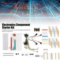 Electronics Projects Learning Basic Starter Kit Component Starter Kit Breadboard solderlessสายจัมเปอร์LEDs resisitor