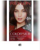 revlon เรฟลอน ผลิตภัณฑ์ปกปิดผมขาวและเปลี่ยนสีผม เบอร์ 41 สีน้ำตาลกลาง