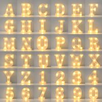 【CC】 Alphabet Number Lamp Bedroom Night for Wedding Birthday Decoration