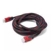 สาย  HD  เอชดีเอ็มไอ V.1.4 M/M 5M สายถัก (Black/Red)