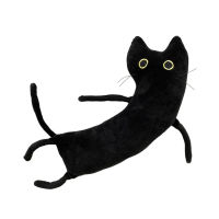 สินค้าใหม่ข้ามพรมแดน Nigel the Black Cat Plushie Toy ตุ๊กตาของเล่นตุ๊กตาแมวดำ