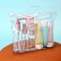 1/3/11Pcs Travelling Cosmetic Bottle Set Lotion Toner Spray Shampoo Dispenser Shower Gel Cream Refillable Sub-bottling Tool