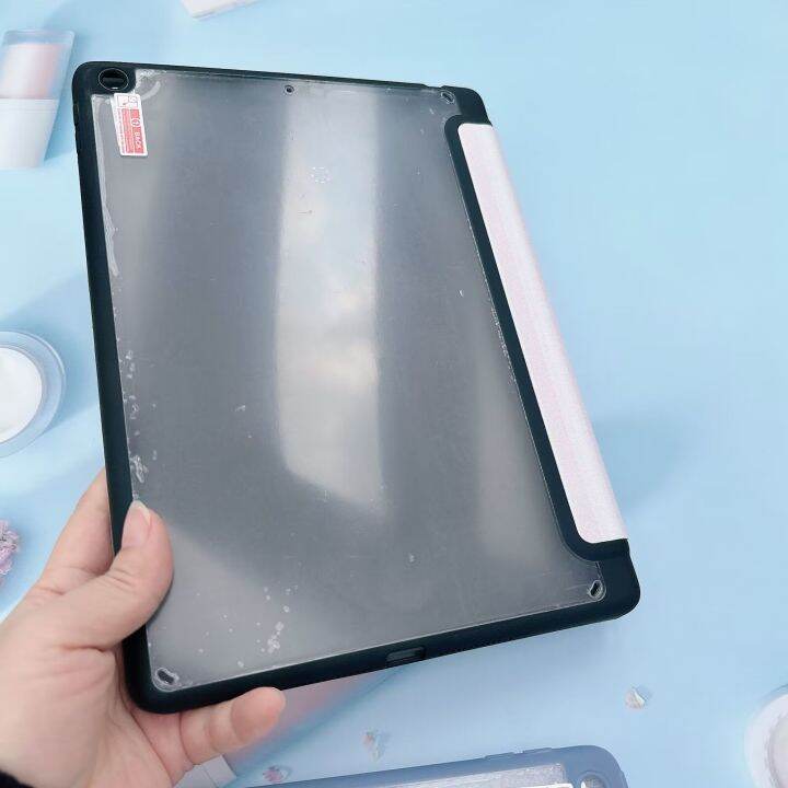 เคสไอแพดสามพับ-case-ipad-air4-air5-10-9-gen10-gen7-gen8-gen9-10-2-เคสไอแพดใส่ปากกาได้-เคสกันกระแทกเคสไอแพด-หลังใส