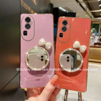 บูติค เคส Phone Case OPPO Reno10 10 Pro+ OPPO A78 NFC Plus 4G 5G เคสโทรศัพท์ แฟชั่นสุดฮอตพลอยเทียม3D น่ารักโบว์ติดมุกแต่งหน้ากระจกนิ่มลายการ์ตูนฝาหลัง2023