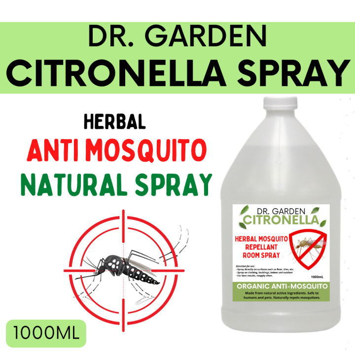 Doctor Garden 1 LITER Mosquito Repellant, Citronella Anti Mosquito