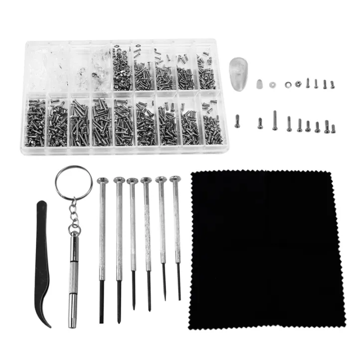 Eyeglass Repair Kit Sunglasses Repair Kit With Nose Pads Screws