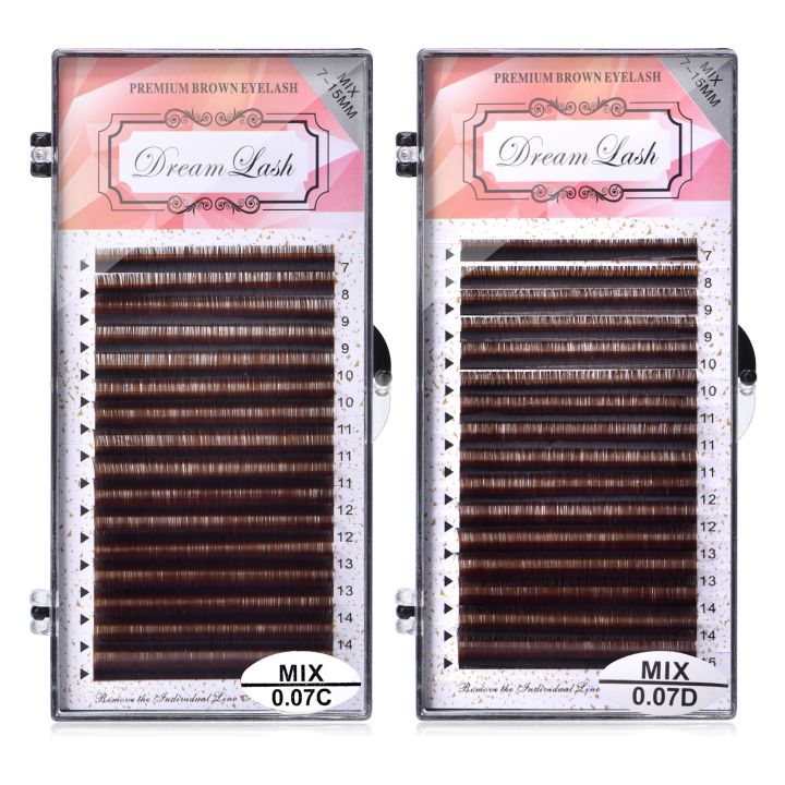 7-15mm-eyelash-extension-maquillaje-makeup-brown-color-individual-eyelash-mink-lashes-brown-color-maquiagem-cilios-cables-converters