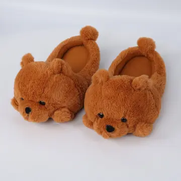 Cute bear sale slippers