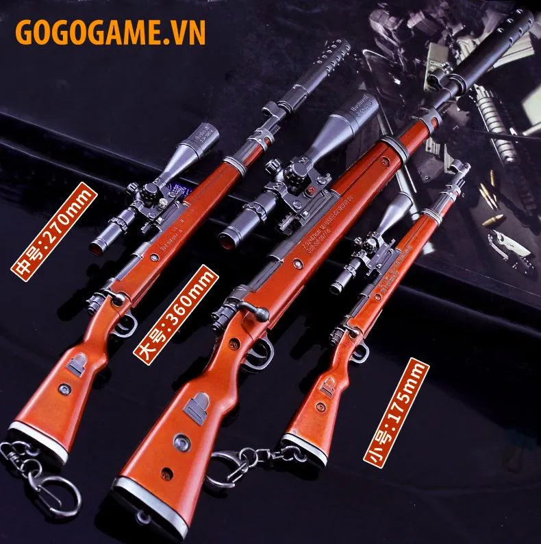 Súng mô hình Pubg Đạn thạch Kar 98 k98