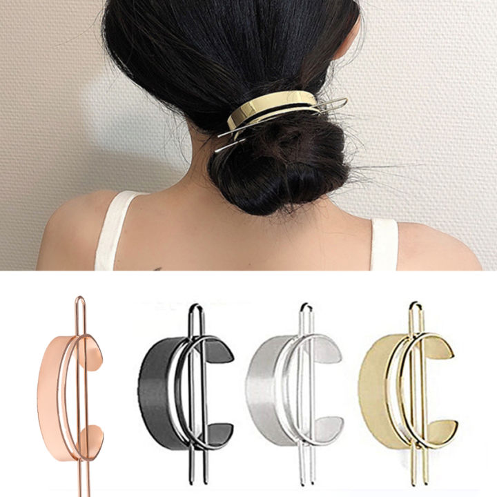กิ๊บติดผม-feather-bun-cuff-leaf-hairpin-set-women-unique-wedding-hair-accessories-for-women-retro-hair-pins-cage-femme-jewelry