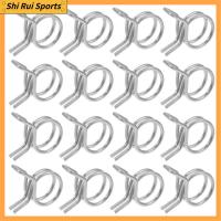 SHIRUI 10Pcs/set คลิปสปริง ที่หนีบสายยาง ชุดจัดประเภท สายน้ำมันเชื้อเพลิง คลิปหนีบท่อ ทนทานต่อการใช้งาน การปิดผนึก คลิปสปริงหลอด รถจักรยานยนต์สกู๊ตเตอร์