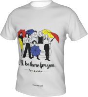 Men Funny Friends Shirt Ill Be There for You Tshirt 3D Thick Tshirts for Mens