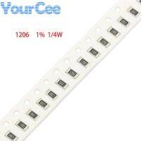 △ 100pcs 1206 SMD Resistor 1 1/4W 0 0.51 5.6 13 16 24 40 49 60.4 140 165 360 499 1K4 1K6 2K4 3K9 4K3 4K75 11K 28K 1M1 5M6 6M8 ohm