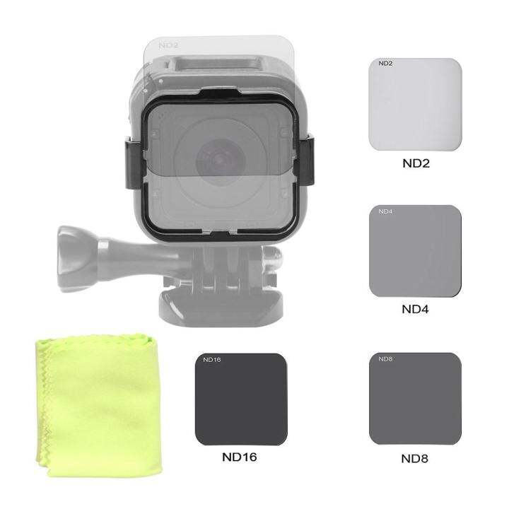 Andoer Square Lens Filter Protector Kit Set(ND2/ND4/ND8/ND16