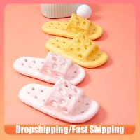 New Women Cute Slippers Hollow Bathroom Shower Non-Slip Slippers Breahable Soft Comfort Summer Home Shoes Funny Beach Slides