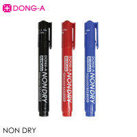 DONG-A (ดองอา) ปากกาเคมี นอนดราย NON DRY ปากกาเขียนลัง เขียนทับบนเทปกาวได้ติดทนนาน รหัส NON DRY-#