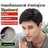 วิกผมสั้นธรรมชาติ สำหรับผู้ชาย