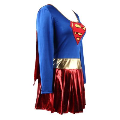 Superwomen Costume Fancy Dress Outfit Party Halloween