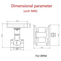 For BMW R1200GS R1250GS R 1200GS R1250 GS R 1250 LC ADV Motorcycle Accessories Handlebar GPS Stand Bracket Mobile Phone Holder