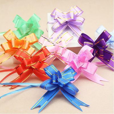 【YF】ﺴ✧  10pcs Pull Bow Gifts Wrappers Wedding Events Birthday Decoration Happy New Year