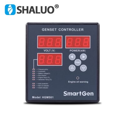 Smartgen โมดูลควบคุมการสตาร์ทเครื่อง HGM501เครื่องกำเนิดไฟฟ้าแก๊สดีเซลแผงวงจร DC 9-18V ชิ้นส่วนแผงควบคุมดิจิตอล