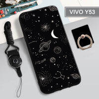 Y53เคสสำหรับ VIVO นุ่ม/Y53A/1606เคสโทรศัพท์คลุมทั้งหมด2022รูปแบบใหม่การป้องกันการตกป้องกันรอยขีดข่วนฝามีที่ถือวงแหวนและเชือกสำหรับโทรศัพท์