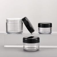 10pcs Make Up Jar Cosmetic Sample Empty Container Plastic Round Lid Small Bottle Eyeshadow Cream Travel Pot 2g 3g 5g 10g 15g 20g Travel Size Bottles C