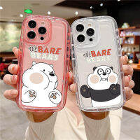 เคสกันกระแทกกันตกสำหรับ Redmi Note 12 Pro Poco M3 Pro 5G 11 10 9C 10A RedmiNote 11S 10S 4G น่ารักเราหมี Bare Bears รองรับการกระแทกเคสกันกระแทกกันตก