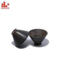 BOERNA 2PCS Lot Teacups 70ml Handmade QinZhou Ceramic Nixing Tea Set Porcelain Cup Chinese Kung Fu Teaware With Natural Ore Clay