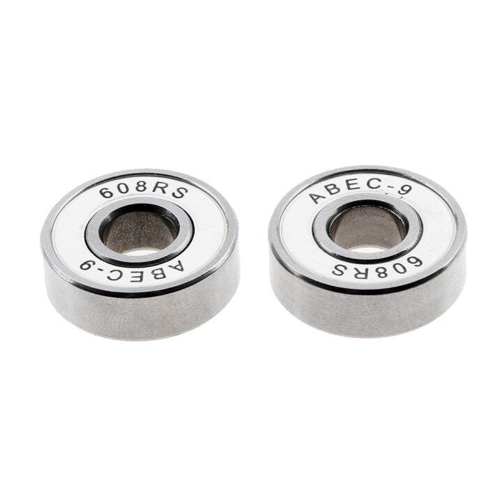 608RS Bearings Zxpjkyu 608 RS ABEC-9 Skate Bearings - 8x22x7mm For