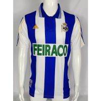 Latest เสื้อกีฬาแขนสั้น ลายทีมชาติฟุตบอล Deportivo De La Coruna 99-00 ชุดเหย้า แห้งเร็ว ไซซ์ S-XXL AAA