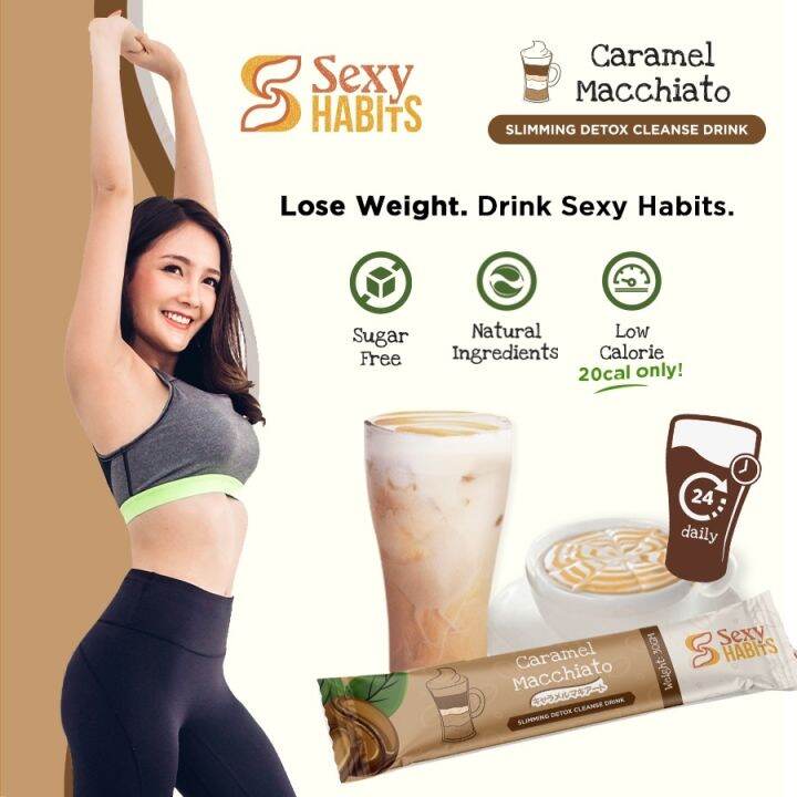 SexyHabits Caramel Macchiato Slimming Detox Cleanse Drink (10 sachets ...