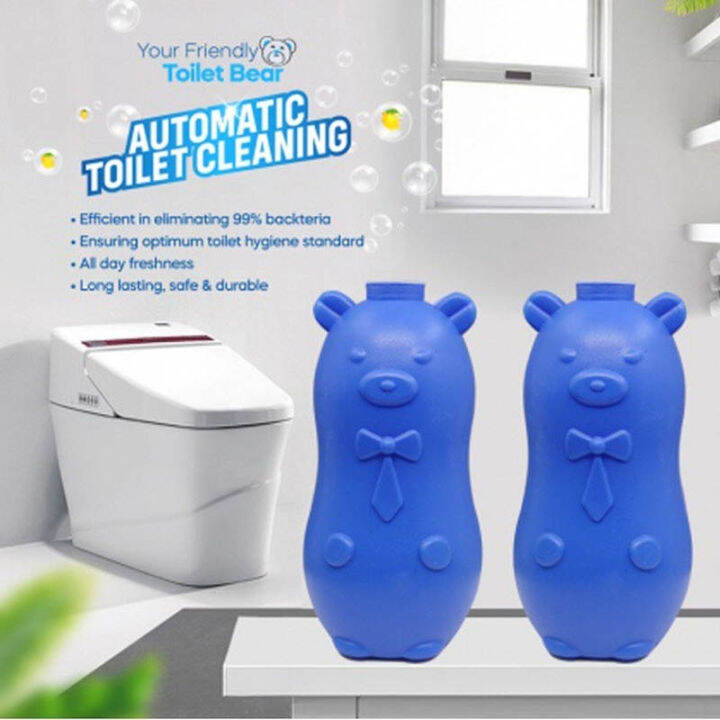 Toilet Flush Cleaner Blue Grizzly Bear Toilet Bowl Flush Aromatic ...