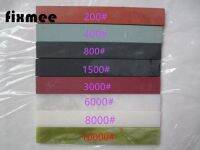 Fixmee หินน้ำมันเครื่องบดละเอียด200-10000หินลับขัดสีเขียวมรกตขนาด150*20*5มม.