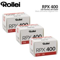 1-10ม้วน Rollei Rpx 400 135 35มม. สำหรับฟิล์มสีดำ36ฟิล์มกล้องสีขาวลบ (เปิดรับแสงหมดอายุ/ม้วนและ