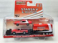 1: 64 Speed Twin -1972ฟอร์ด F-100และ1976 Ford Classic &amp; Closed Trailer Collection Of โมเดลรถ