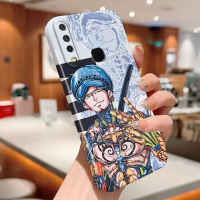 เคสใส่โทรศัพท์สำหรับ Vivo Y15 Y17 Y12รวมทุกอย่าง1902การ์ตูนกรณีโทรศัพท์ฟิล์มดีไซน์ลูฟี่เปลือกแข็งเคสป้องกันทนแรงกระแทกกล้องคลุมทั้งหมด