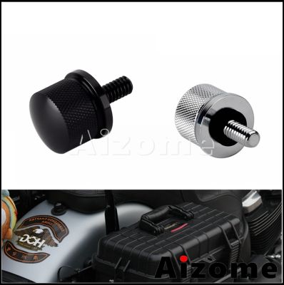 Bouton de garde-boue arrière de moto 1/4 quot;-20 places écrou de couvercle à vis pour Harley Sportster Softail Dyna Touring Road King XG XL