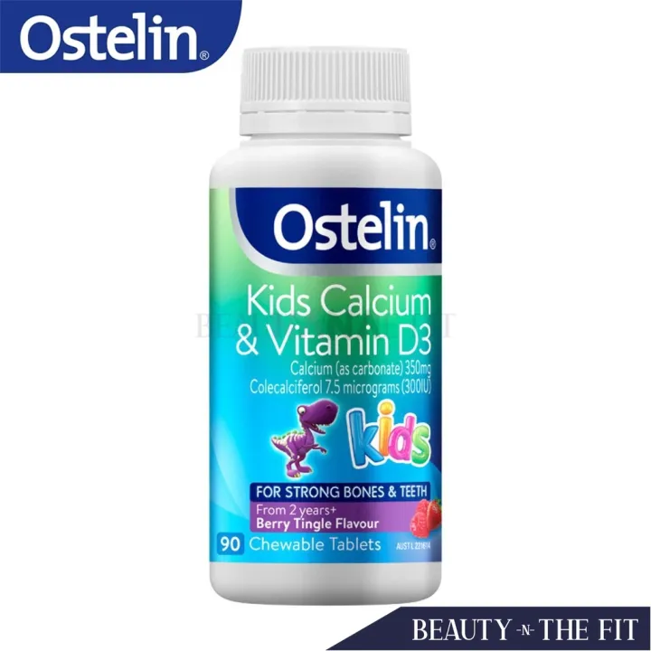 Ostelin Vitamin D & Calcium Chewable Tablets for Kids 90tab Lazada PH