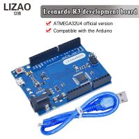 Leonardo R3 Microcontroller Atmega32u4 Development Board พร้อมสาย USB รองรับสําหรับ Arduino DIY Starter ชุด