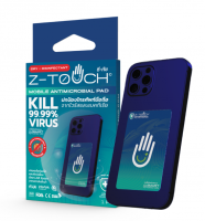 Z-Touch Mobile Pad แผ่นฆ่าเชื้อ สำหรับโทรศัพท์มือถือ ฆ่าเชื้อโรค โควิด 99.99% ขนาด 8.6x5.5ซม สติ๊กเกอร์ ป้องกันโควิด บรรจุ 1 ชิ้น