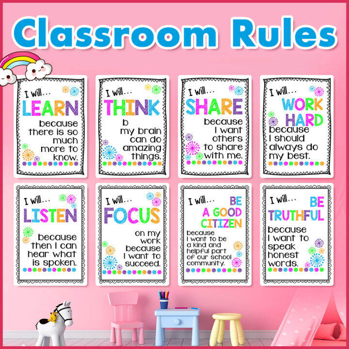 20Pcs/Set Kids Early Learning English Children Laminated A4 Poster Big ...