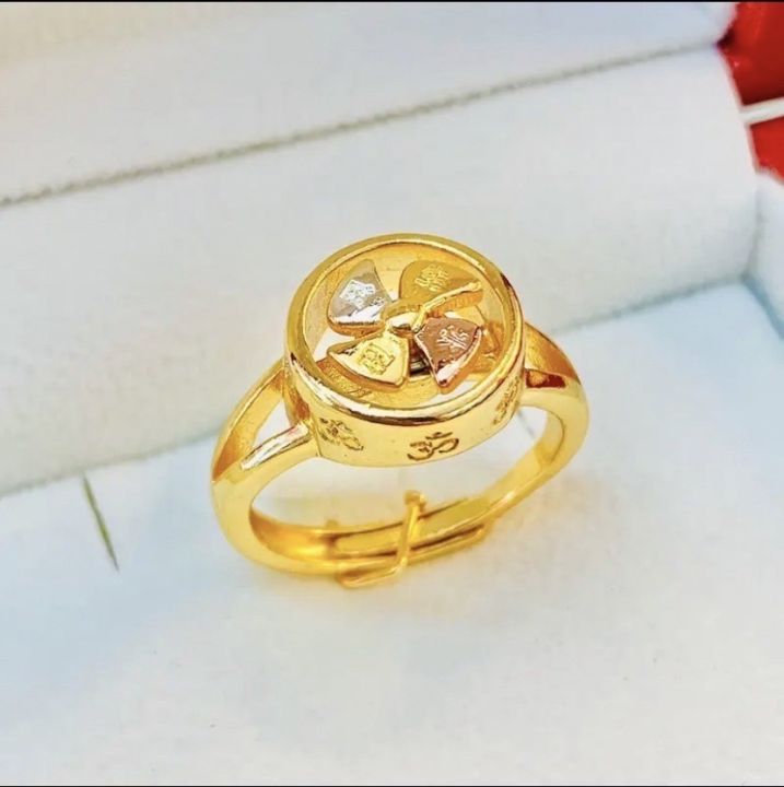 แหวนกังหันแชกงหมิว-สัญลักษณ์โอม-ใบพัด-3-กษัตริย์-กังหันหมุนได้จริง-ขนาดฟรีไซด์ปรับได้-แหวนกังหัน-แหวนโอม-แหวนสแตนเลส-r475