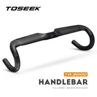 TOSEEK จักรยานคาร์บอนถนน H Andlebar TR-3000 UD แมตต์จักรยานจับบาร์แสงอัลตร้าแบบบูรณาการ H Andlebars