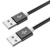 Tanjiaxun 2A Super Speed Dual-Head USB2.0ชายกับชายข้อมูลส่วนต่อขยายสายเคเบิ้ลสำหรับฮาร์ดดิสก์มือถือคอมพิวเตอร์ข้อมูลส่วนต่อขยายสาย